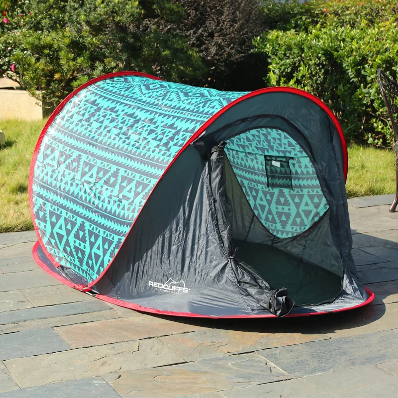 

Manufacturers Direct Selling Outdoor 2-Second Speed Open Lazy Tent Double Automatic Boat Accounting Anti Mosquito Beach Tent