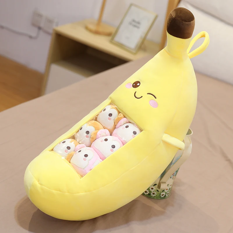 Kawaii Bag of Fruit Stuffed Plush Dolls - Limited Edition