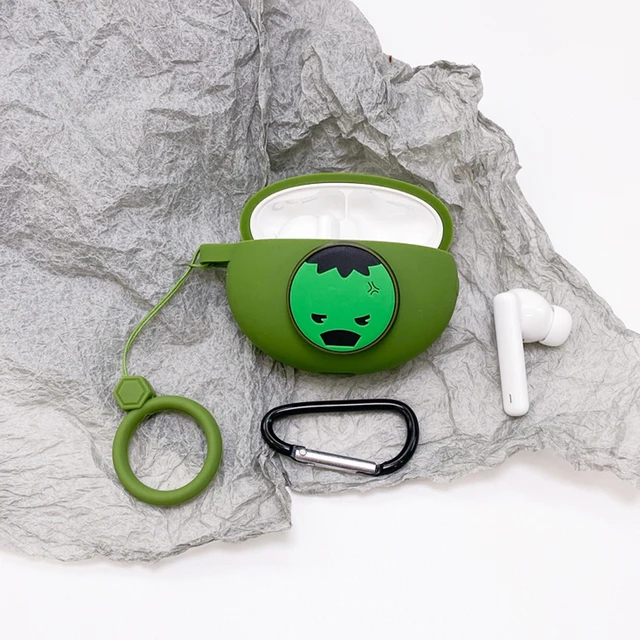 Cute Cartoon Earphone Cover for Huawei Freebuds 4i Case TWS Bluetooth Wireless Headphone Charging Box Case Headset Silicone Case H