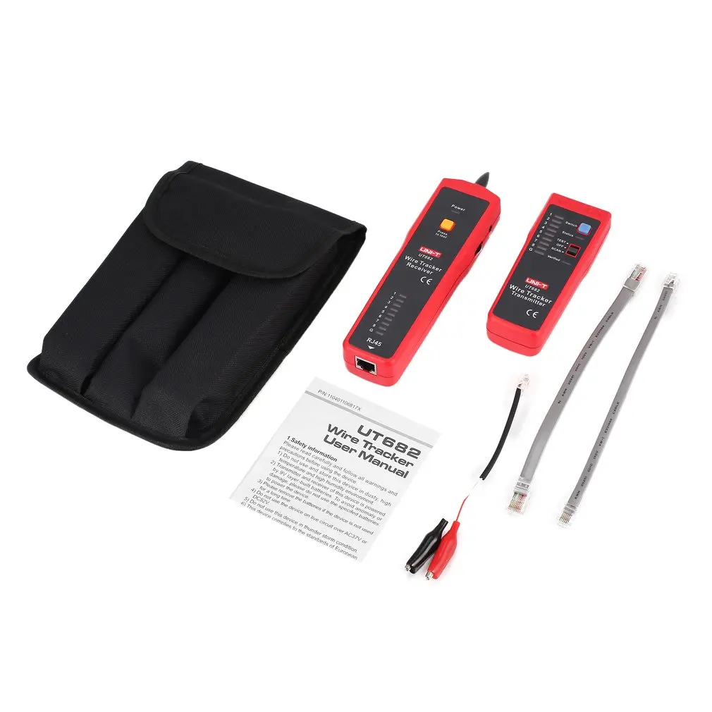 

Wire Tester Tracker RJ11 RJ45 Wire Line Finder Lan tester Handheld Cable Testing Tool for Network Maintenance Dropshipping
