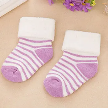 

Kids Socks Striped Socks Anti Slip Non Skid Crew Dress Socks With Grips For Baby Toddler Kids Little Girls