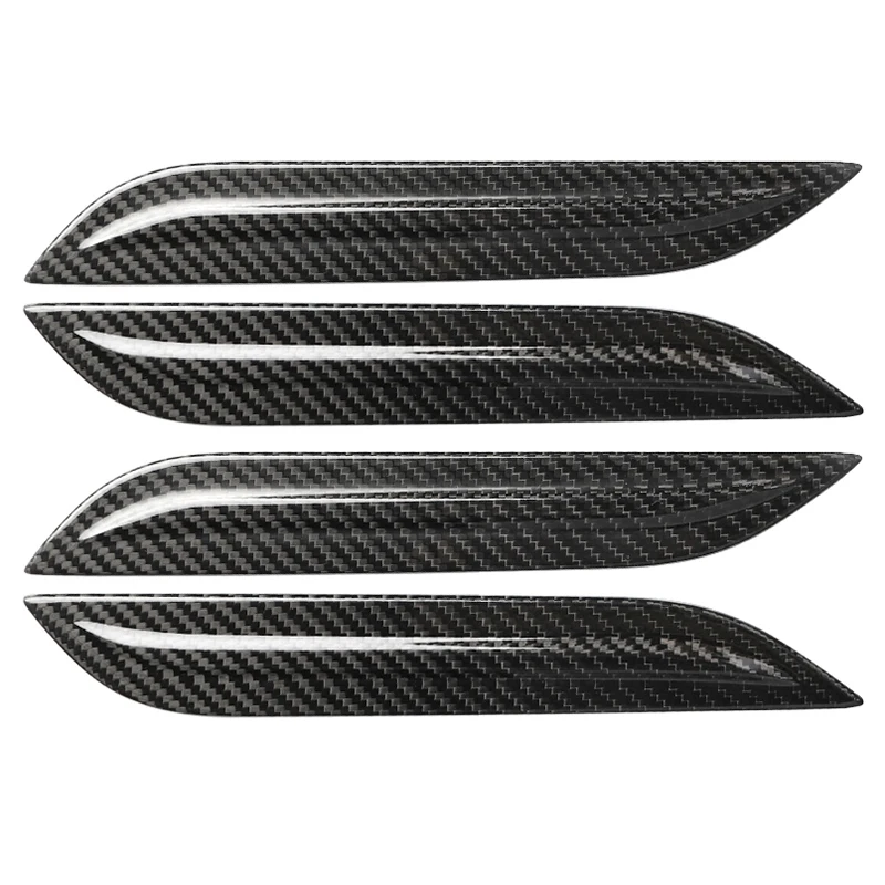 

Carbon Fiber Car Side Door Handle Cover Trim Protector for Tesla Model S 2014-2017