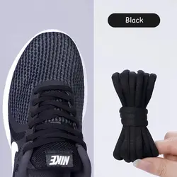 Versatile Round Non-Slip Wear-Resistant Shoelaces - 160cm (Black)