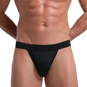 

2020 new style Men Underwear Male sexy low-waist solid color panties Cotton tight fashion sexy Briefs thong