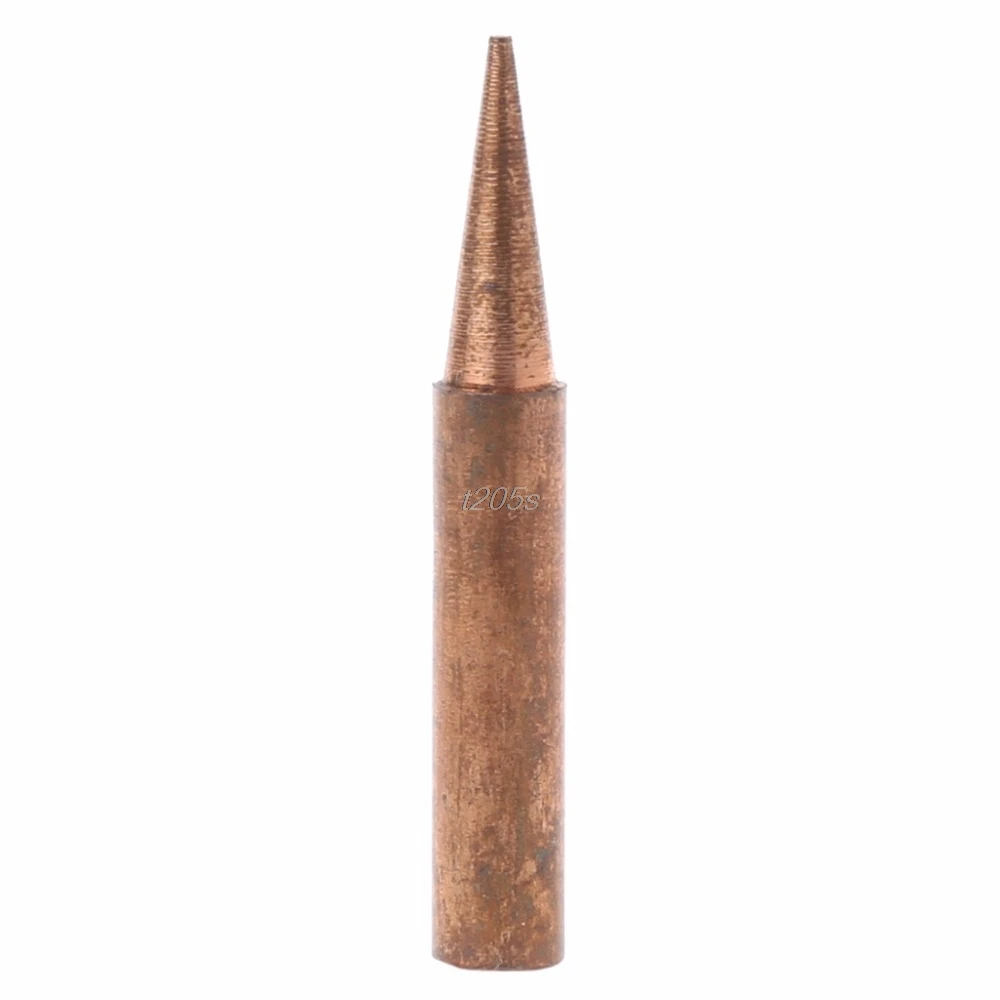 5 Pcs Pure Copper 900M-T Soldering Iron Tip Lead-free For Hakko Soldering Rework Station Soldering Tips T12 Drop ship 50PB