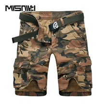 Модные милые летние новые мужские шорты Карго хлопковые повседневные военные камуфляжные тактические рабочие хлопковые мужские шорты