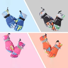 Уличные Зимние холодные теплые лыжные перчатки с сенсорным экраном ветрозащитные непромокаемые перчатки мужские и женские мотоциклетные зимние лыжные перчатки