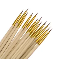 100Pcs/Set Fine Hand-painted Thin Hook Line Pen Multicolor Baton Drawing Art Pen Paint Brush Art Supplies Nylon Brush Special 2