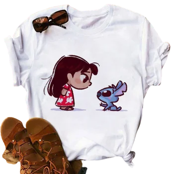 

Women 's Short T- Shirt New Cute Kawaii Japanese Princess Printed Korean Style O-neck Casual topics for girls 20 years old