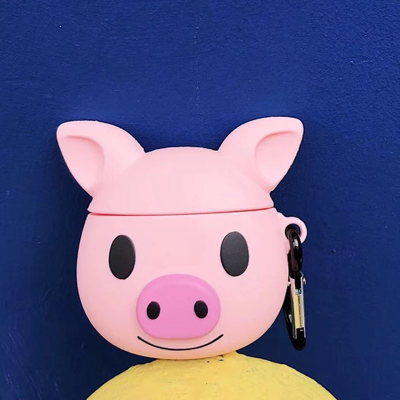 Style 6 NEW Earphone Cases for AirPods Case Cute Cartoon camera for Apple Air Pods Protect Cover for Earpods Earbuds Case Ring Strap - Цвет: Style 6