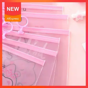

PVC Document Kawaii Bags Cartoon Pig File Folder Pencil Case Pen Ring Holder File Organizer Stationery Paper Contract Bags L3T2