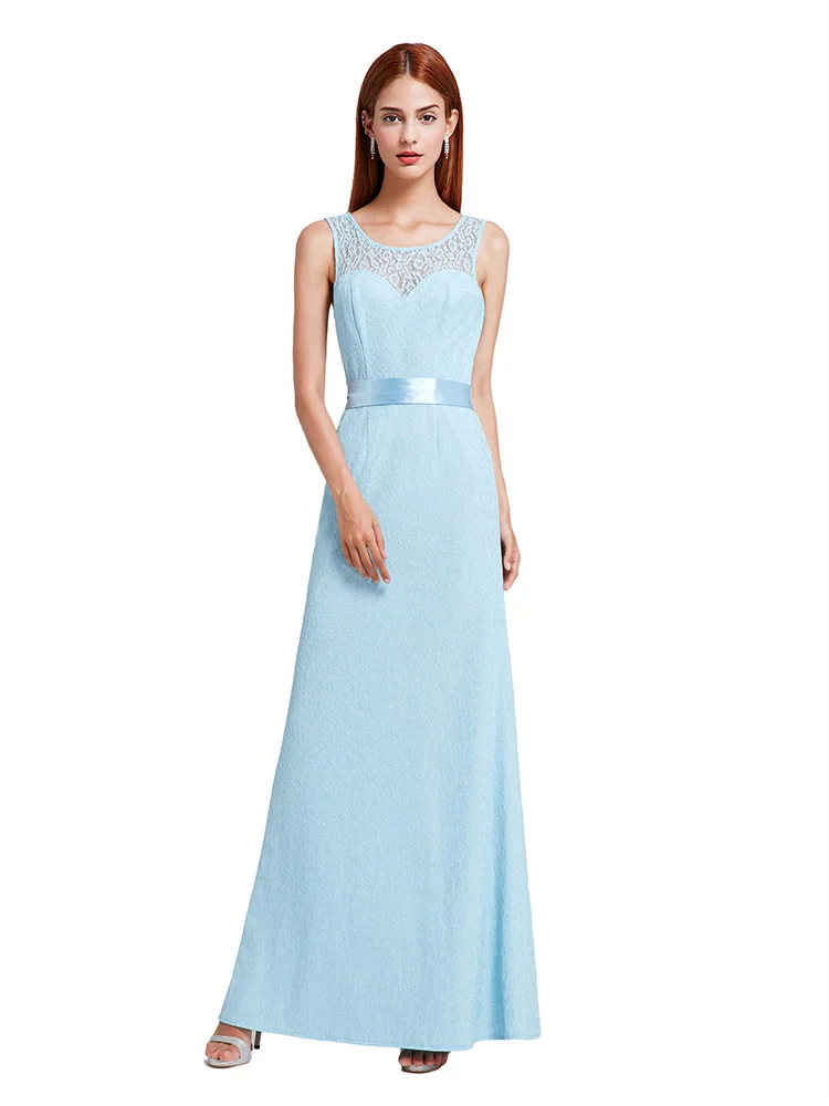 Это Yiiya вечерние платья Кружева o-образным вырезом размера плюс спинки Robe De Soiree C421 Elgant Длинные вечерние платья без рукавов для женщин