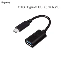 OTG type-C USB C адаптер USB мама к type C папа конвертер для type C телефон планшеты Зарядка данных otg устройства USB type-c кабель