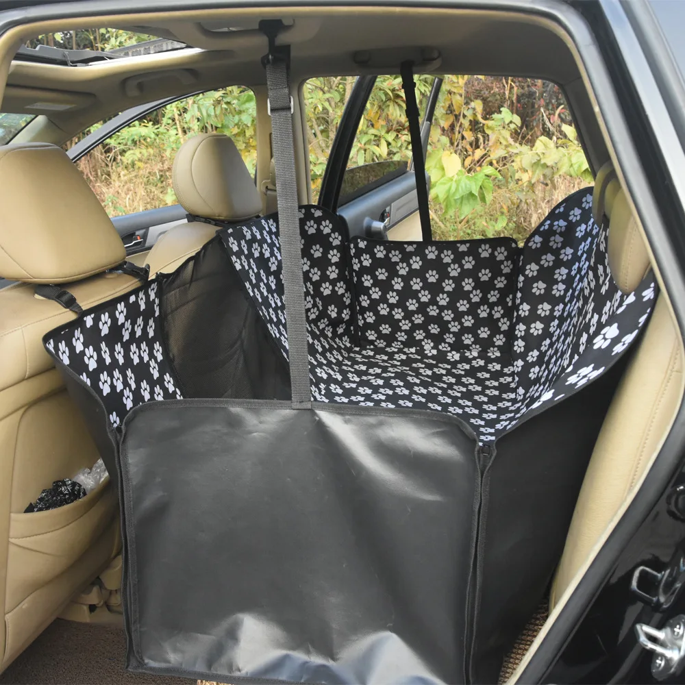 

[Upgraded] with Net Box People Pet Car Seat Mat Dog Car Mounted Back Seat Coaster Car Pet Supplies