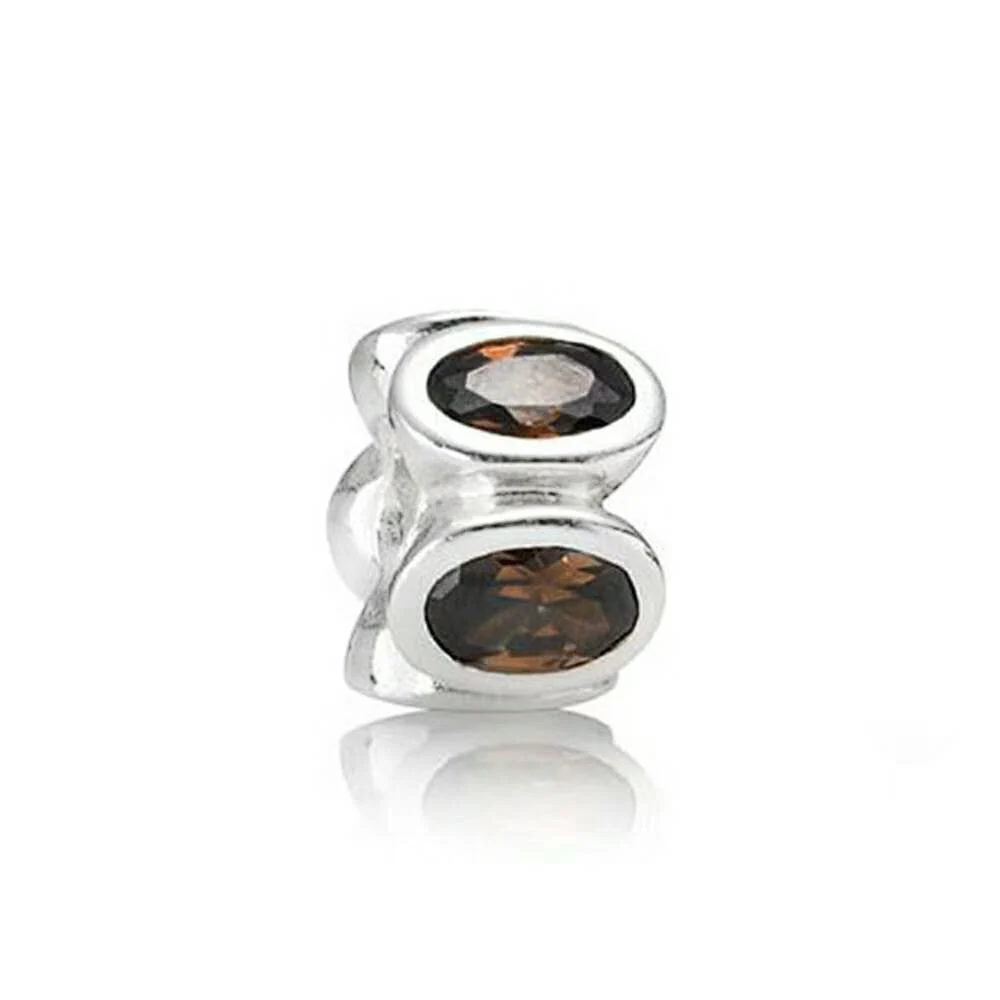 New Original 1.1 Silver Blue Red Oval Lights Charm in multiple colors Women's Vintage DIY Beads Luxury Jewelry Wholesale