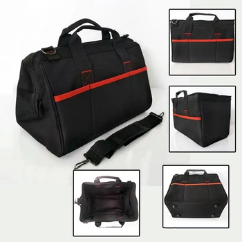 

Hoomall 21 Inch Tool Storage Bag Canvas Multifunction Shoulder Bag Selectrician Tool Kit Hardware Repair Kit Handbags Manual