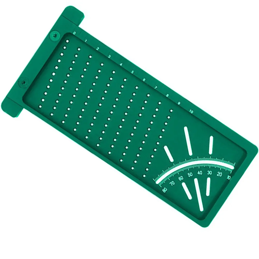 Youool Plastic Precision Woodworking Scribe Mark Line Gauge T-Type Cross-Out Ruler Carpenter Measurement Measuring Tool