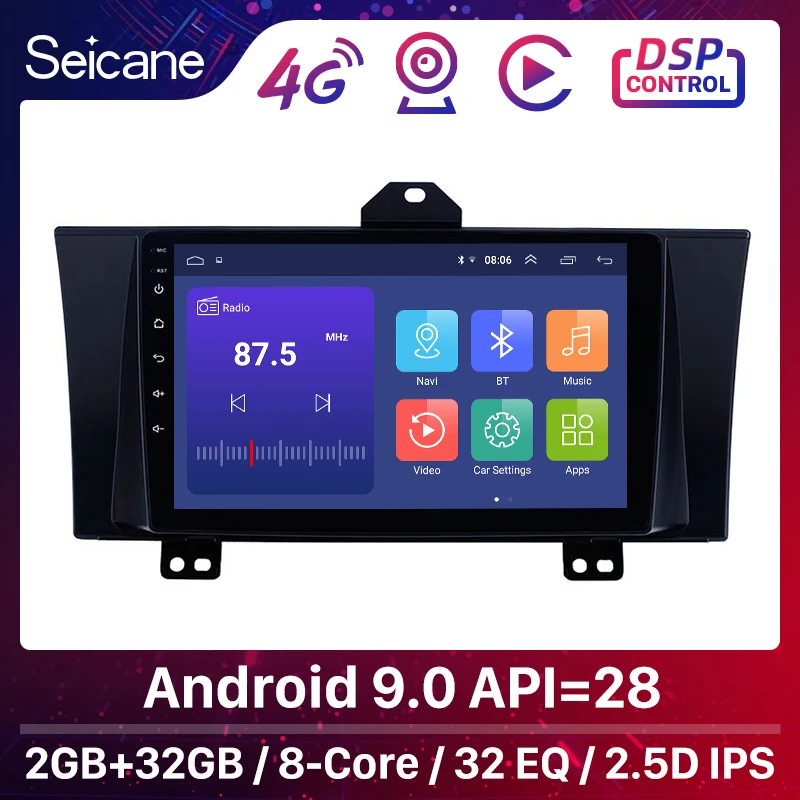 Автомобильная стереосистема Seicane Android 9 0 DSP GPS дюймов для Honda Elysion 2012 2013 2014 2015 2.5D |