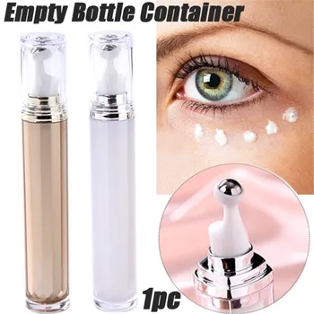 

1PC Stainless Steel Roller Ball Massage Eye Cream Perfume Refillable Empty Bottle Container 15-20ml Essential Oil Bottles