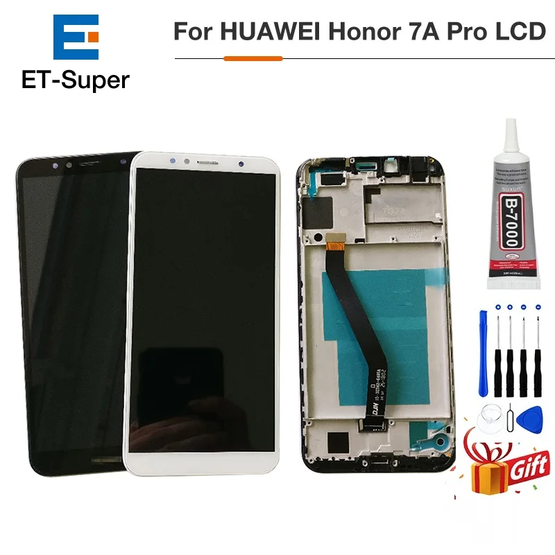 5 7 дюймов для Huawei Honor 7A Pro ЖК дисплей сенсорный экран AUM L29 Aum L41 с рамкой + клей