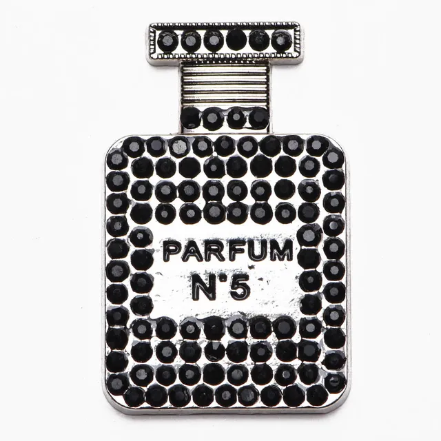 1 Pcs Metal Croc Shoes Charms Pink Women Bags Decoration Black Formal Hat Lady Bracelet Accessories Perfume Bottle Girl Gidt b8197