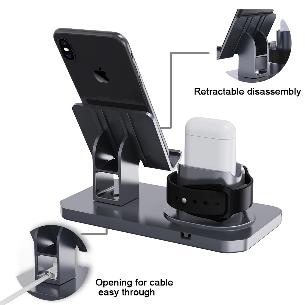 3 in 1 Charging Dock Holder For iPhone