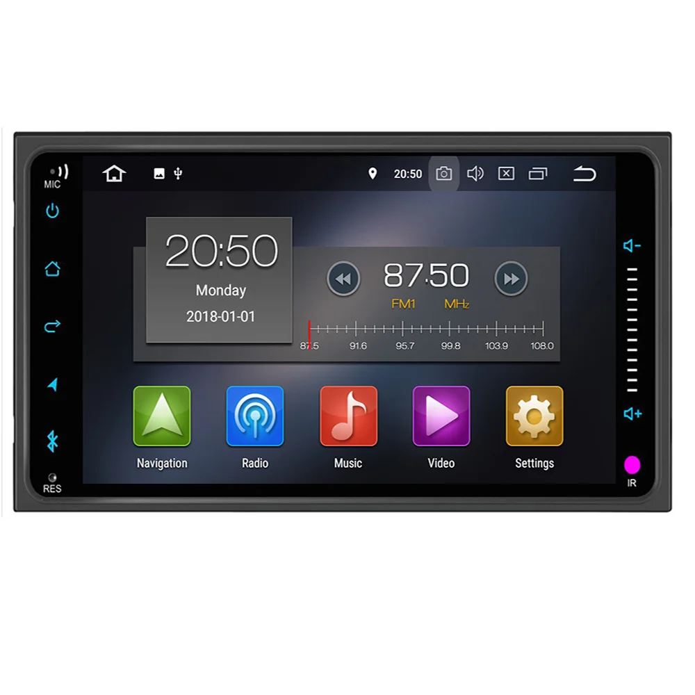 Excellent 8CORE 4+64 OS 9.0 Car Android Player For TOYOTA corolla hilux lc100 prado fortuner verso vios lexus stereo radio gps soundSystem 2