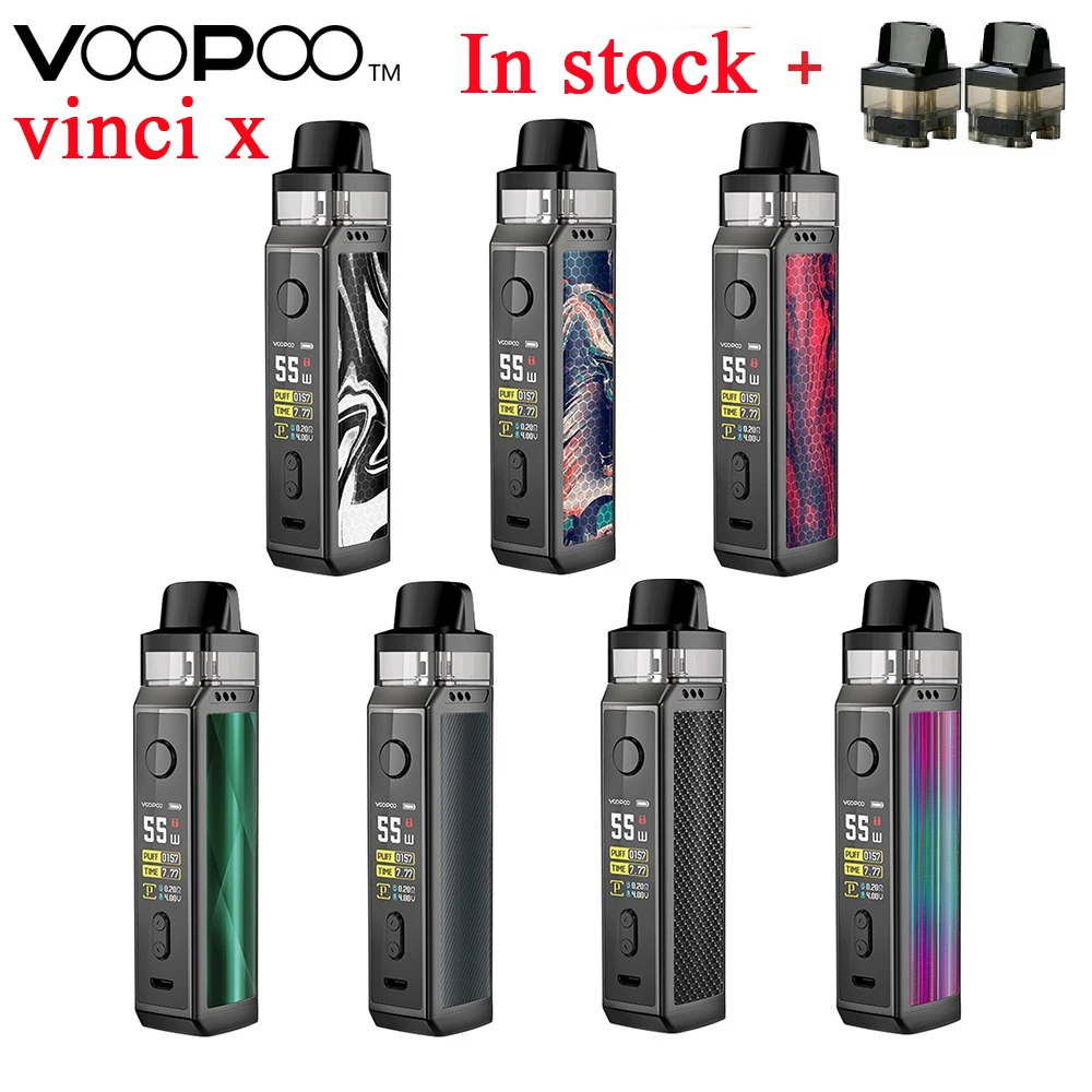 Новый оригинальный комплект капсул VOOPOO VINCI X 70 Вт система двойной катушки экран 0 96