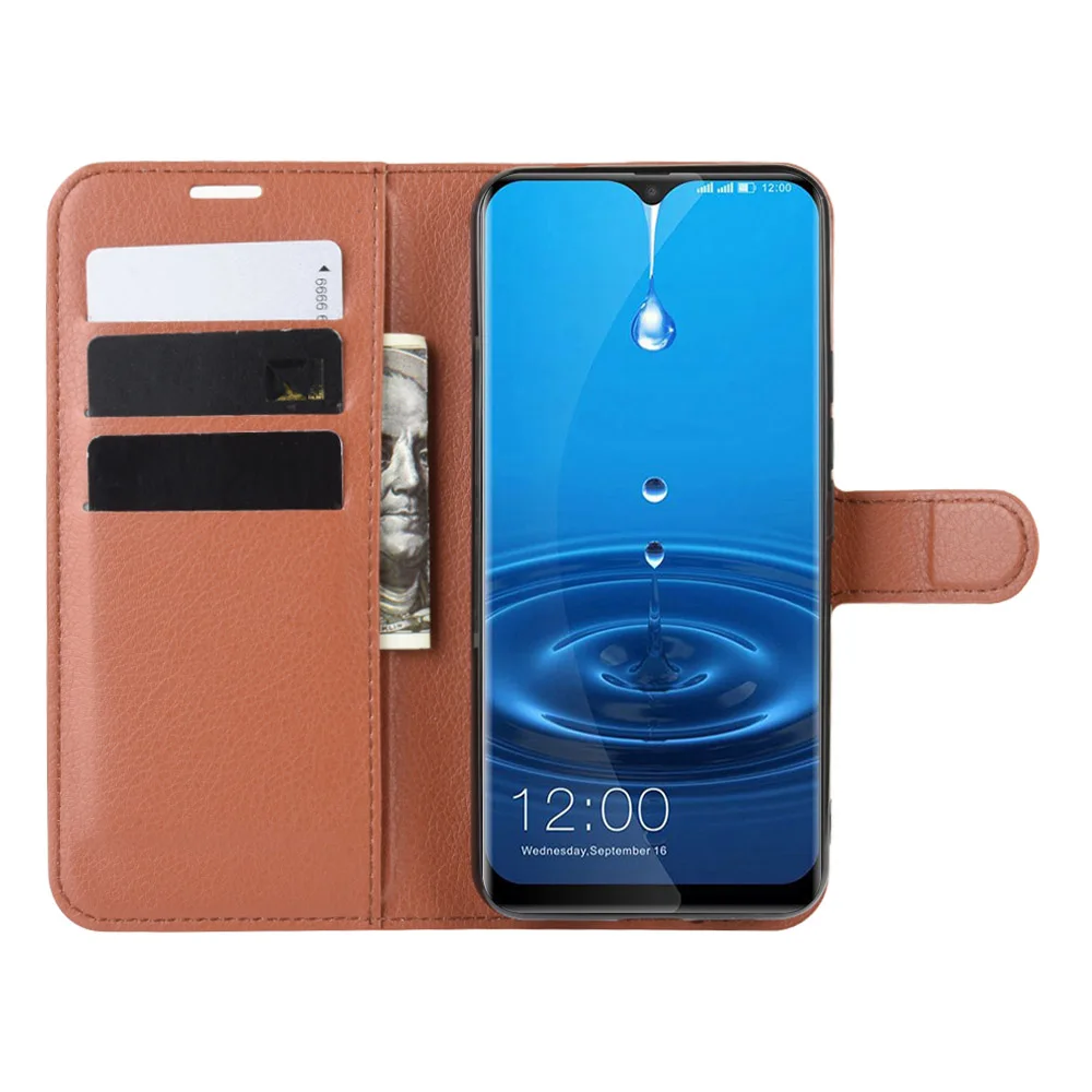 Для Leagoo M13 Чехол-бумажник из искусственной кожи чехол s для Leagoo M13 откидная крышка с подставкой слот для карт функциональный чехол для телефона