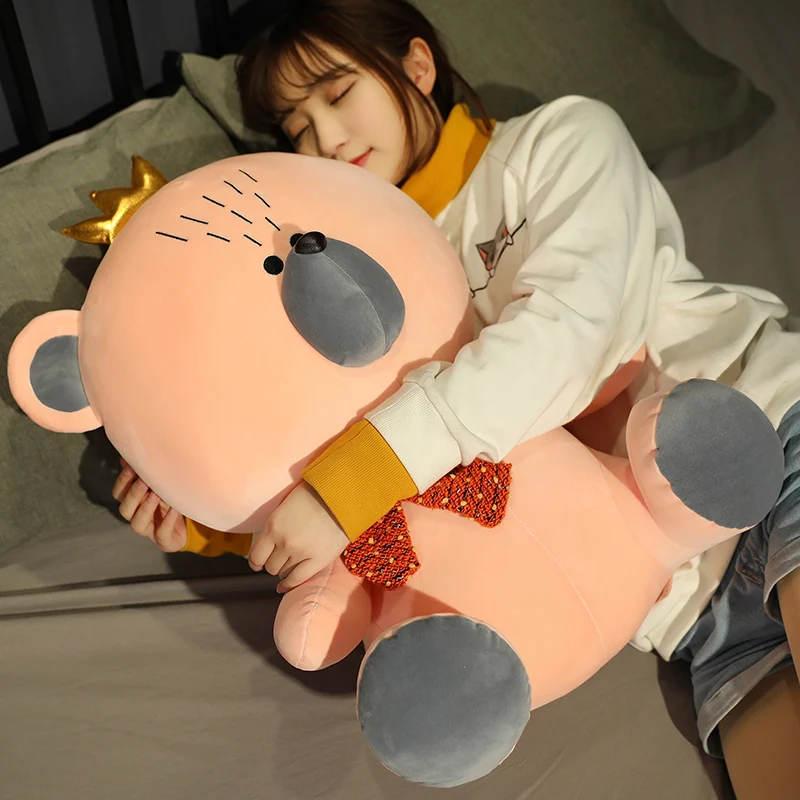 Новый Huggable милый медвежонок плюшевые игрушки чучело корона кукла мягкая подушка