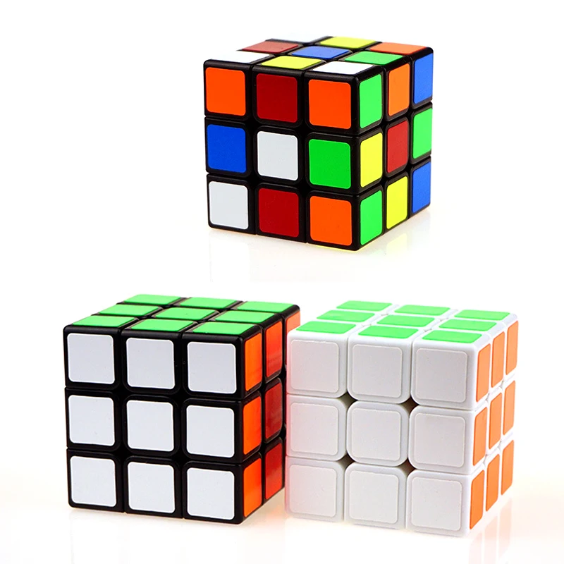 Shengshou Legend, магический куб, 3x3, профессиональный скоростной куб, ПВХ наклейки, белый, черный, головоломка, куб, игрушки для детей и взрослых