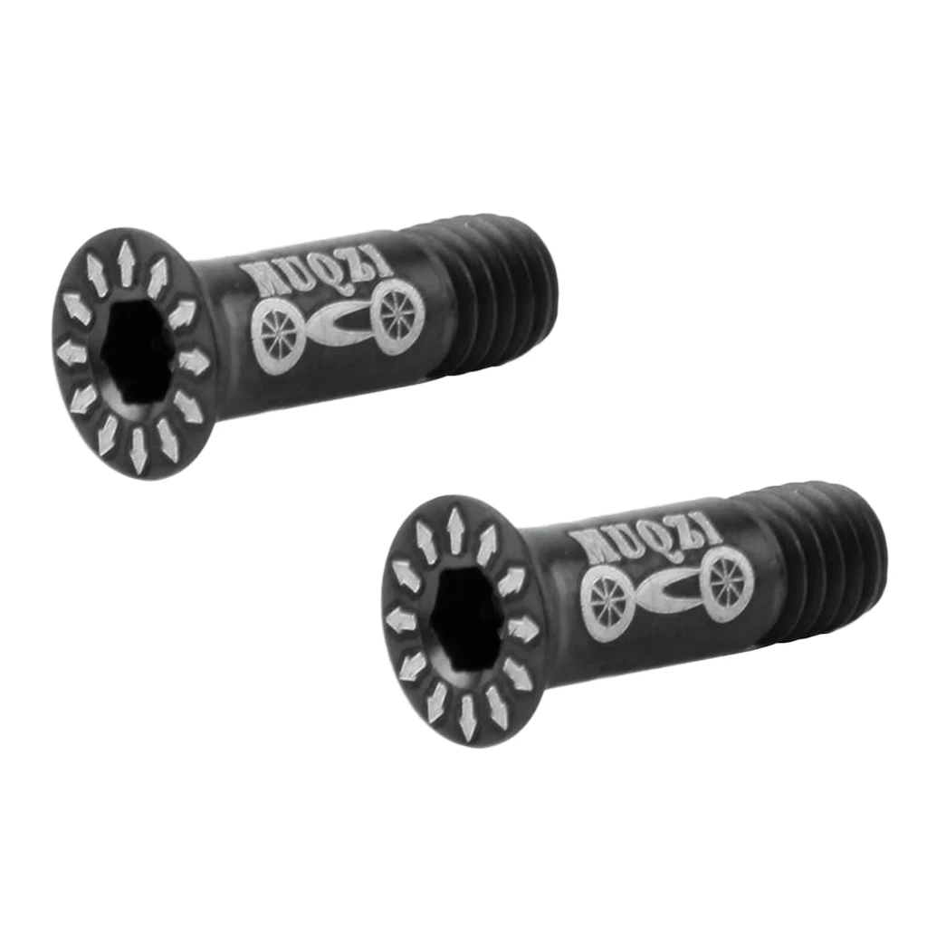 2x Titanium Alloy MTB Road Folding Bike Rear Derailleur Screws Limit Screw Bolts Replacement M5