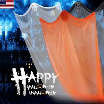 

Halloween Decoration Gauze 2x3.3m Creepy Gauze Cloth Gothic Props Horror Haunted House Renderer Props Party Door Window Decor