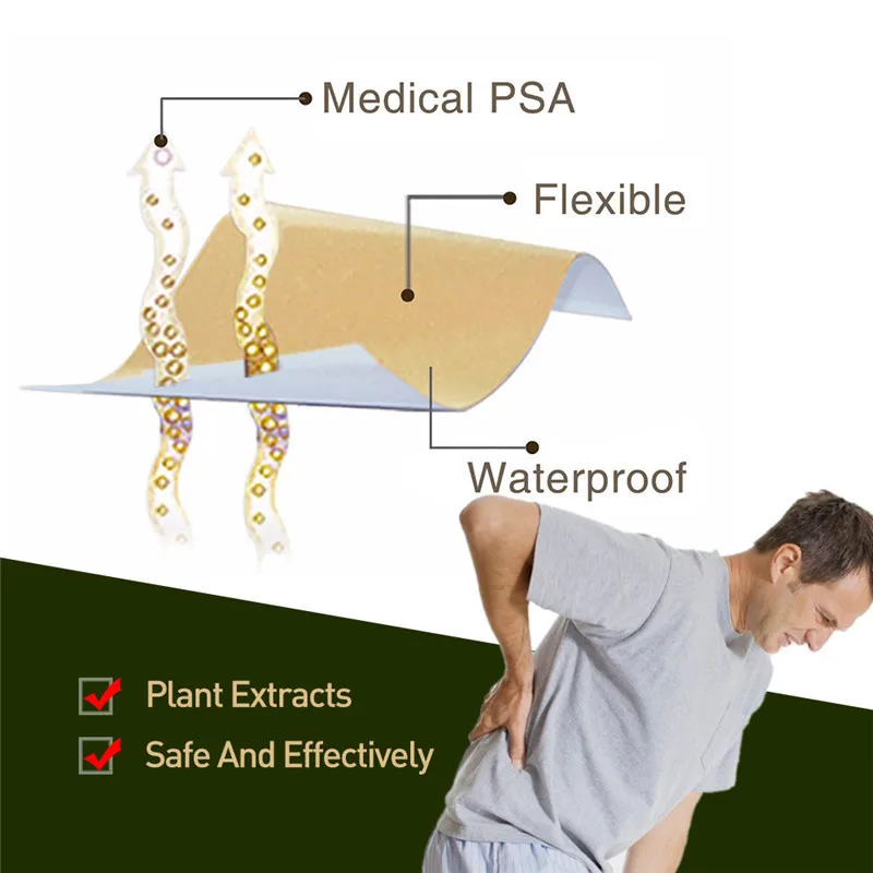 16 шт. Китайский травяной пластырь для боли в коленях, забота о теле, обезболивающий артрит, ревматоидный пластырь для облегчения боли