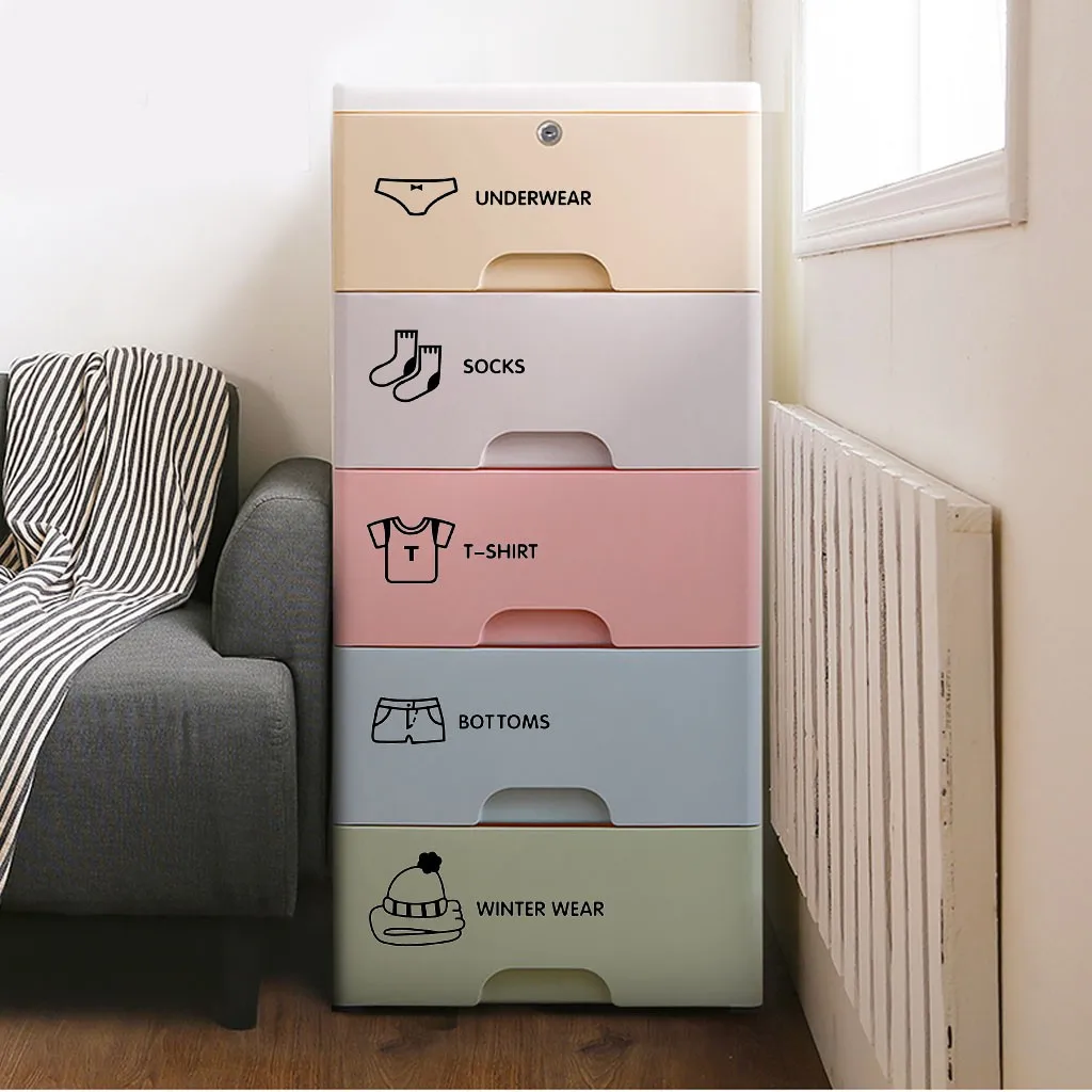 7pcs Wardrobe Logo Sticker Home Decor Bedroom Vinyl Art Mural Diy