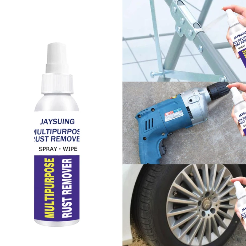 

100ml Multi-Purpose Rust Remover Spray Metal Surface Chrome Paint Car Maintenance Iron Powder Cleaning Car Accessories TSLM