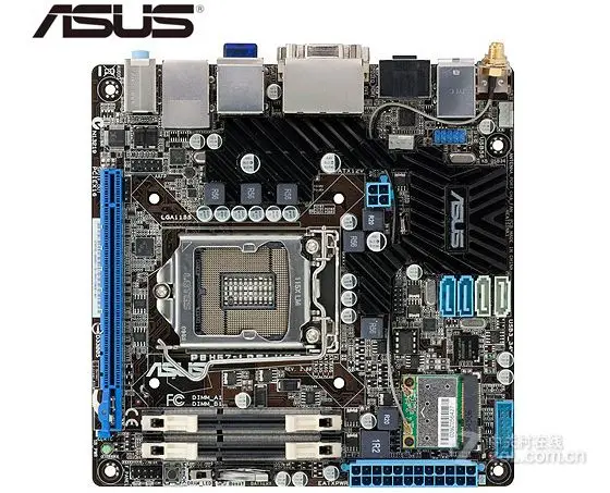 mainboard Asus P8H67-I DELUXE USED Desktop Motherboard LGA 1155 DDR3 SATA3 USB3.0 | Компьютеры и офис