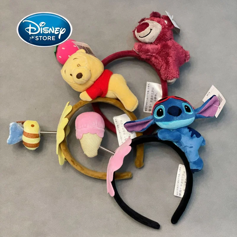 Authentic winnie the pooh cute Shanghai Disney parks minnie mouse ear headband 