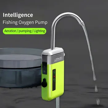 

Small Durable Smart Outdoor Aquarium LED Lighting Water Absorber Rechargeable Portable Automatic Induction Fishing Oxygen Pump