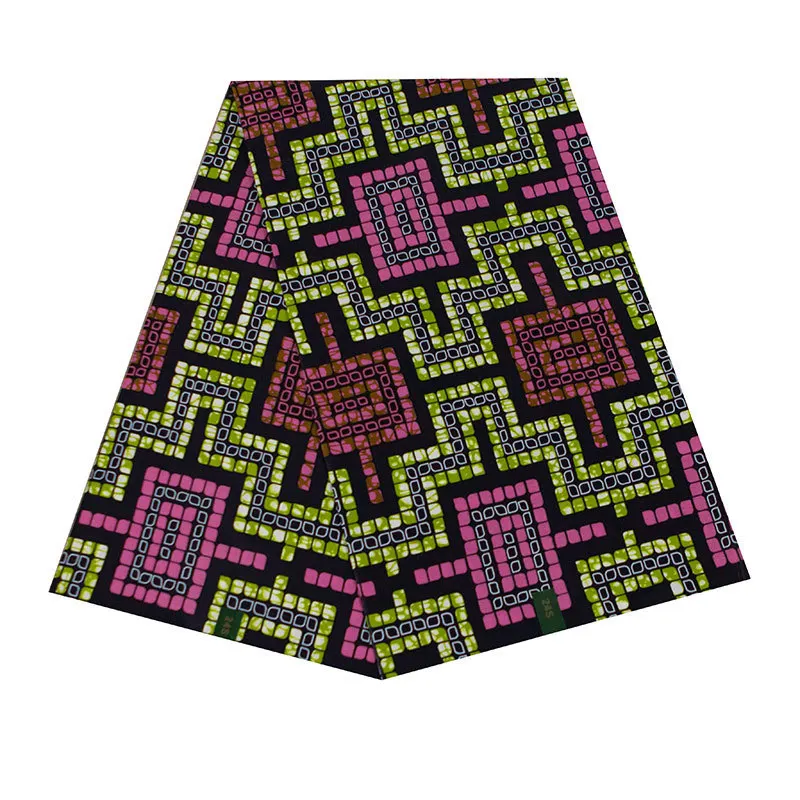 Анкара голландская настоящая печатная восковая Ткань 6 ярдов швейный материал африканская нигерийская Гана настоящая восковая ткань для женского платья