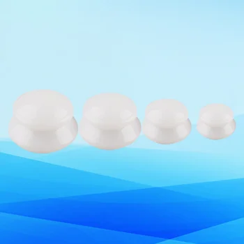 

1 Set of 4pcs Cupping Therapy Set Silicone Cupping Device Back Neck Body Massage Vacuum Cans