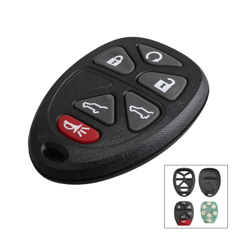 315Hz 6 Buttons Remote Start Keyless Entry Key Fob Transmitter Clicker Alarm for Cadillac Escalade / Chevrolet / GMC Yukon