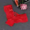 2021 Sexy Erotic Lingerie Ladies Elastic Bandage Lace Flowers Panties T-back Briefs G-String Thongs Women's Charming Underwear 4