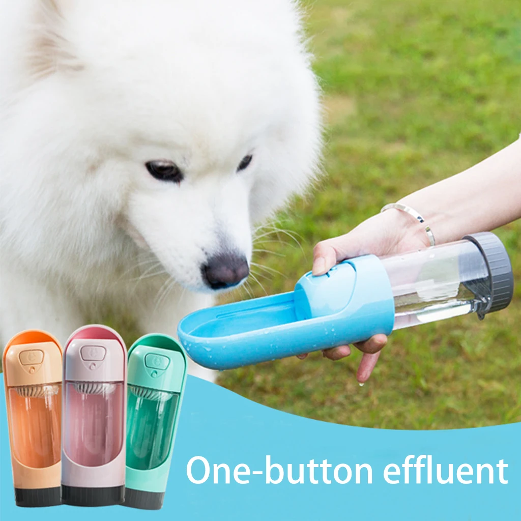 Portable Pet Dog Water Bottle for Small Large Dogs Pet Product Travel Puppy Drinking Bowl Outdoor 2