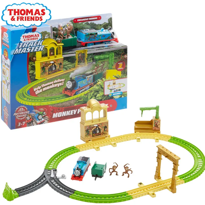 Thomas &amp Friends FXX65 TrackMaster Monkey Palace Set Railway Electric Train Toy Children Gift |