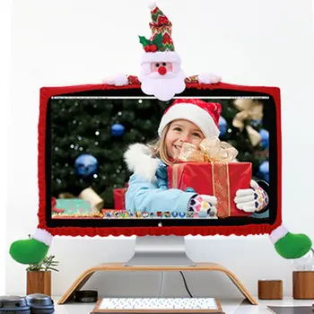 

Christmas decorations Christmas computer set Three-dimensional cartoon Christmas decoration