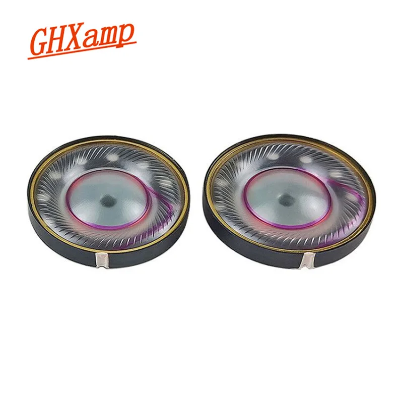 

GHXAMP 40mm Headset Speaker 32ohm HIFI Headphone Unit Full Range Subwoofer Three Composite Diaphragm Headset Driver 2pc