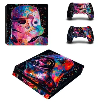 

Star Wars Full Cover PS4 Slim Stickers Play station 4 Skin Sticker Decals For PlayStation 4 PS4 Slim Console & Controller Skins