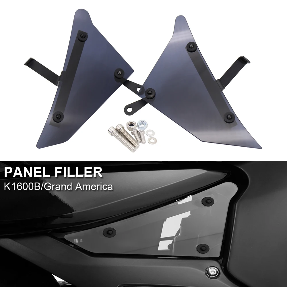 

Motorcycle Accessories Fill Panels Fairing Cowl Cover Plates Tank Trim For BMW K1600B K1600Grand America K 1600 B K 1600 GA