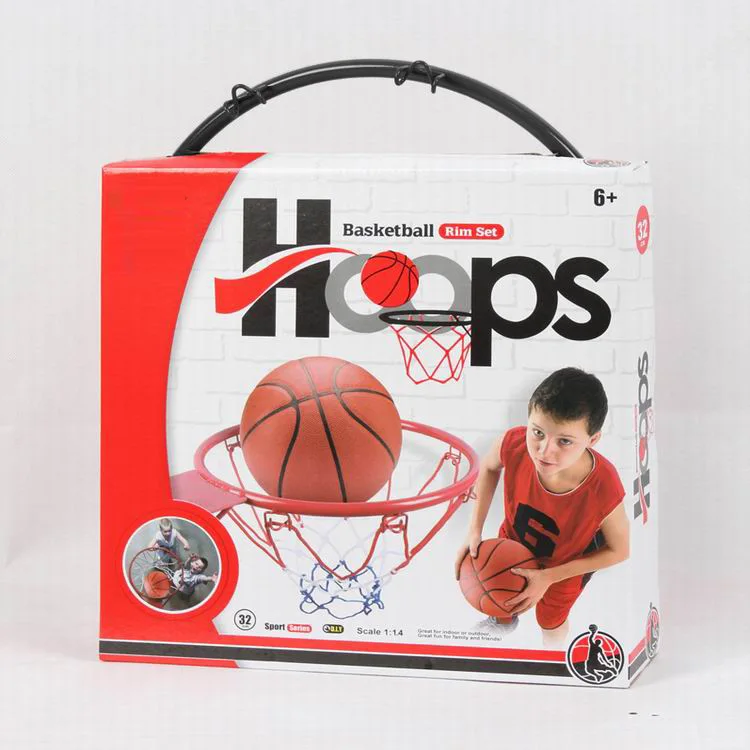 

CHILDREN'S Basketball Stand Children Fitness Toy Sports Toy 32 Centimeters Iron Basketball Ring